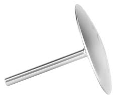 Y SBD-S Металлическая основа для пододисков S без отверстий, диаметр 15 мм, длина штифта 35 мм