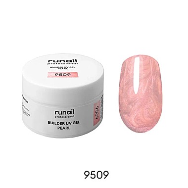 9509 Моделирующий УФ-гель c жемчужным эффектом BUILDER UV GEL PEARL, 15г №9509
