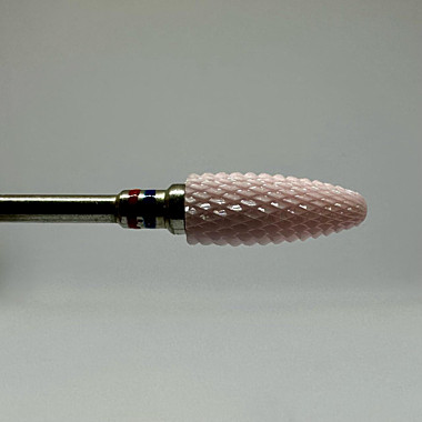 C006 Керамическая фреза Кукуруза, розовая, d 6мм, красно-синяя Oblac'o