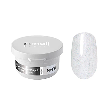 131/50Р Гель моделирующий с шиммером UV BUILDER GEL Runail Expert №131, 50г РЕФИЛ