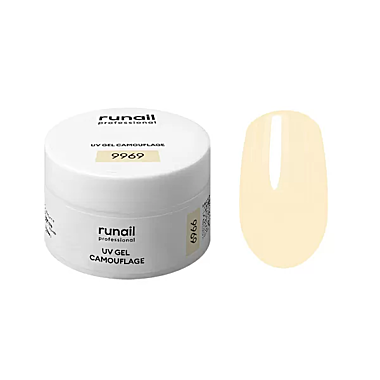 9969 Камуфлирующий УФ-гель (цвет: Сгущенное молоко), 15 г №9969