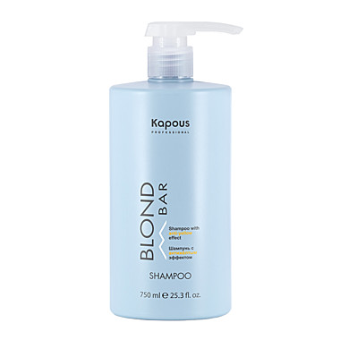 sШампунь с антижелтым эффектом Blond Bar 750 мл KAPOUS