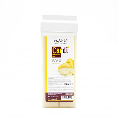 s2843 Воск для депиляции Cardi (Спелый банан 100 мл