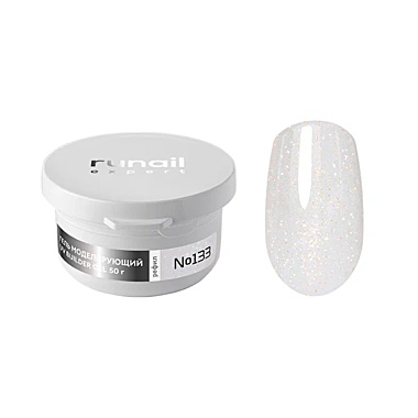 133/50Р Гель моделирующий с шиммером UV BUILDER GEL Runail Expert №133, 50г РЕФИЛ