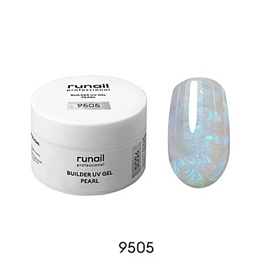 9505 Моделирующий УФ-гель c жемчужным эффектом BUILDER UV GEL PEARL, 15г №9505