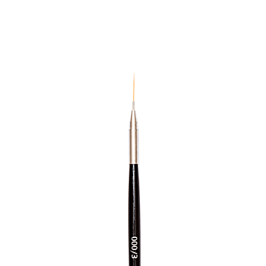 3590 Кисть для дизайна  Nail Art Nylon, 12 мм №000/3