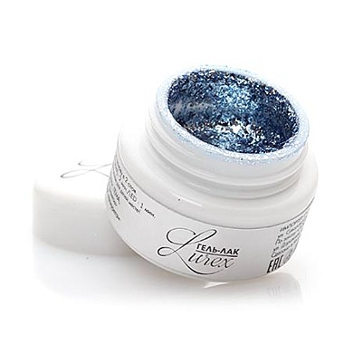 s3753 Гель-лак Lurex (цвет: платина), 5 г №3753