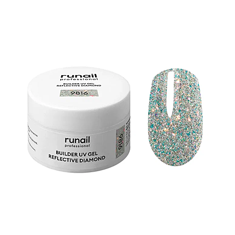 BUILDER UV GEL REFLECTIVE DIAMOND светоотражающий