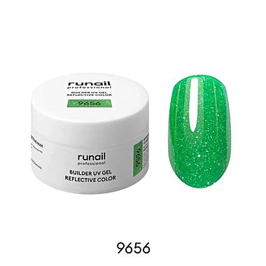 9656 Моделирующий УФ-гель светоотражающий BUILDER UV GEL REFLECTIVE COLOR, 15г №9656@@@@@