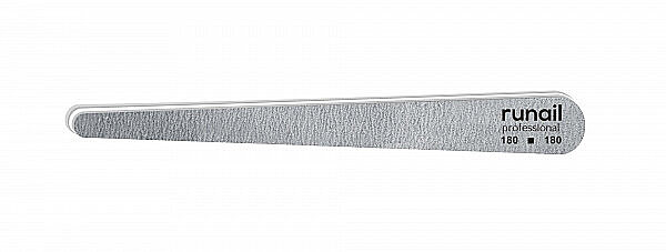 Профессиональная пилка для искусственных ногтей (серая, капля, 180/180)@@@@@