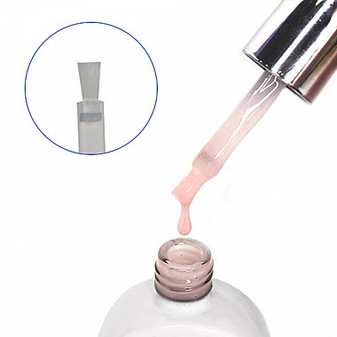 s5316 Камуфлирующий жидкий Уф-гель (цвет: Розовая карамель), 15 мл