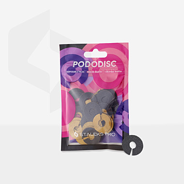 Сменные файлы-кольцо для педикюрного диска PODODISC STALEKS PRO М 240 грит (50 шт)
