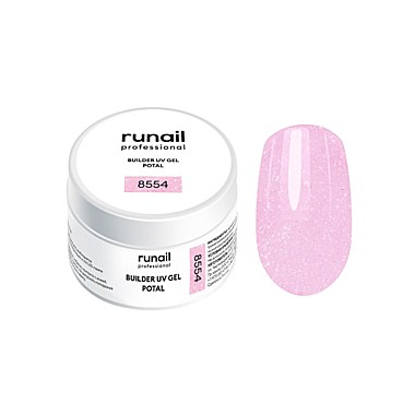 8554 Моделирующий УФ-гель с поталью BUILDER UV GEL POTAL, 15 г