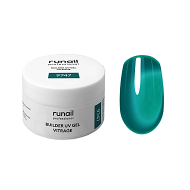 9747 Моделирующий УФ-гель витражный BUILDER UV GEL VITRAGE, 15г №9747@@@@@