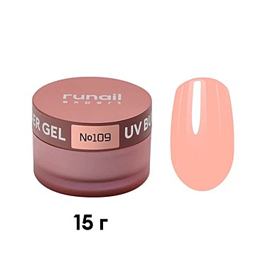 109/15 Гель моделирующий UV BUILDER GEL Runail Expert №109, 15г банка